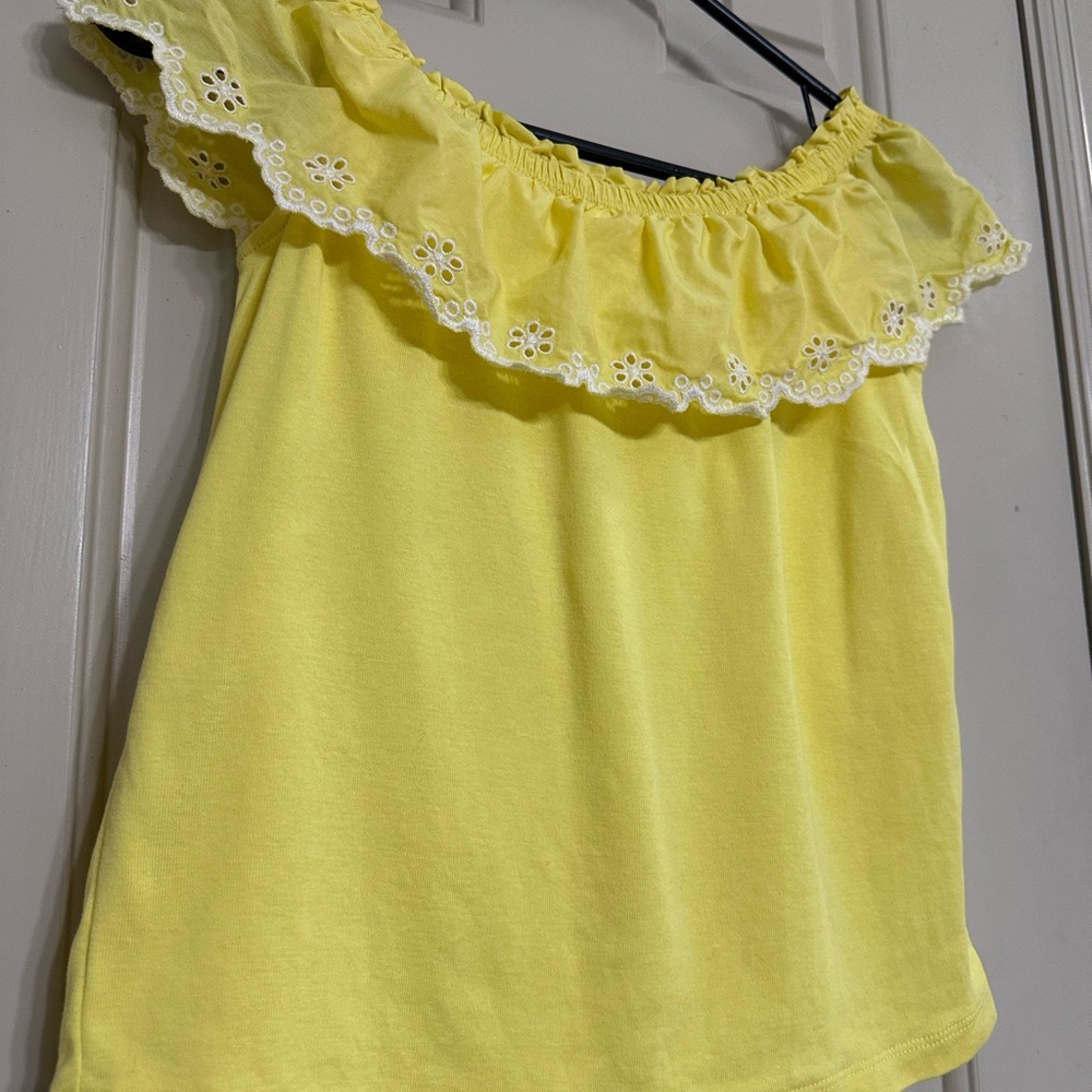 Gymboree Yellow Ruffle Top
